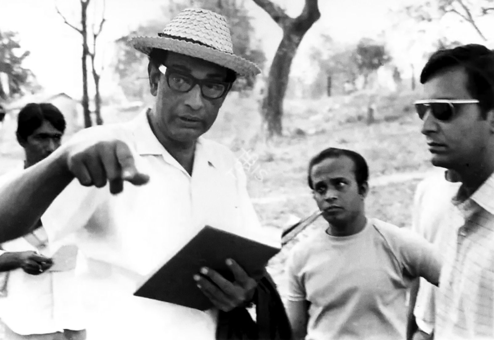 Satyajit Ray at work